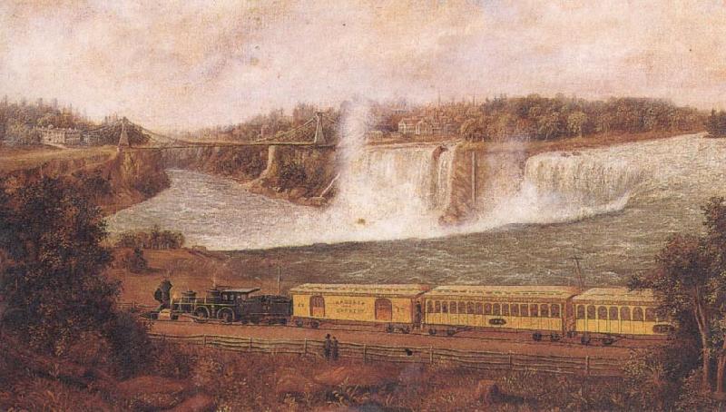 Robert Whale The Canada Southern Railway at Niagara oil painting image